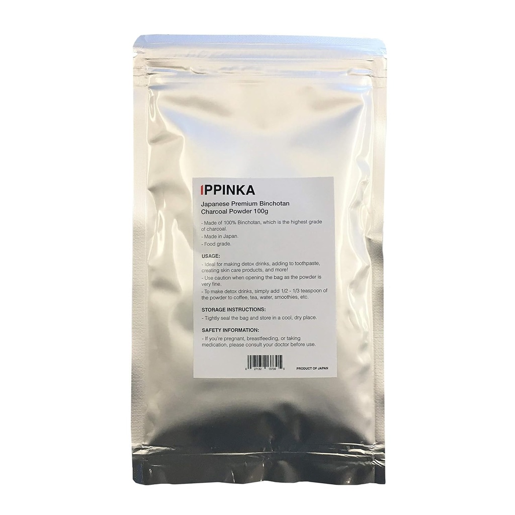 Japonská Premium Binchotan Charcoal Powder 100g
