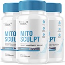 rize laboratoře MitoSculpt hubnutí pilulky - Scult Vaše ideální tělo s MitoSculpt pokročilé kapsle Formule, dodatek k Turn Mobilized Stored Fat pro palivo (180 kapslí) (Balení 3)