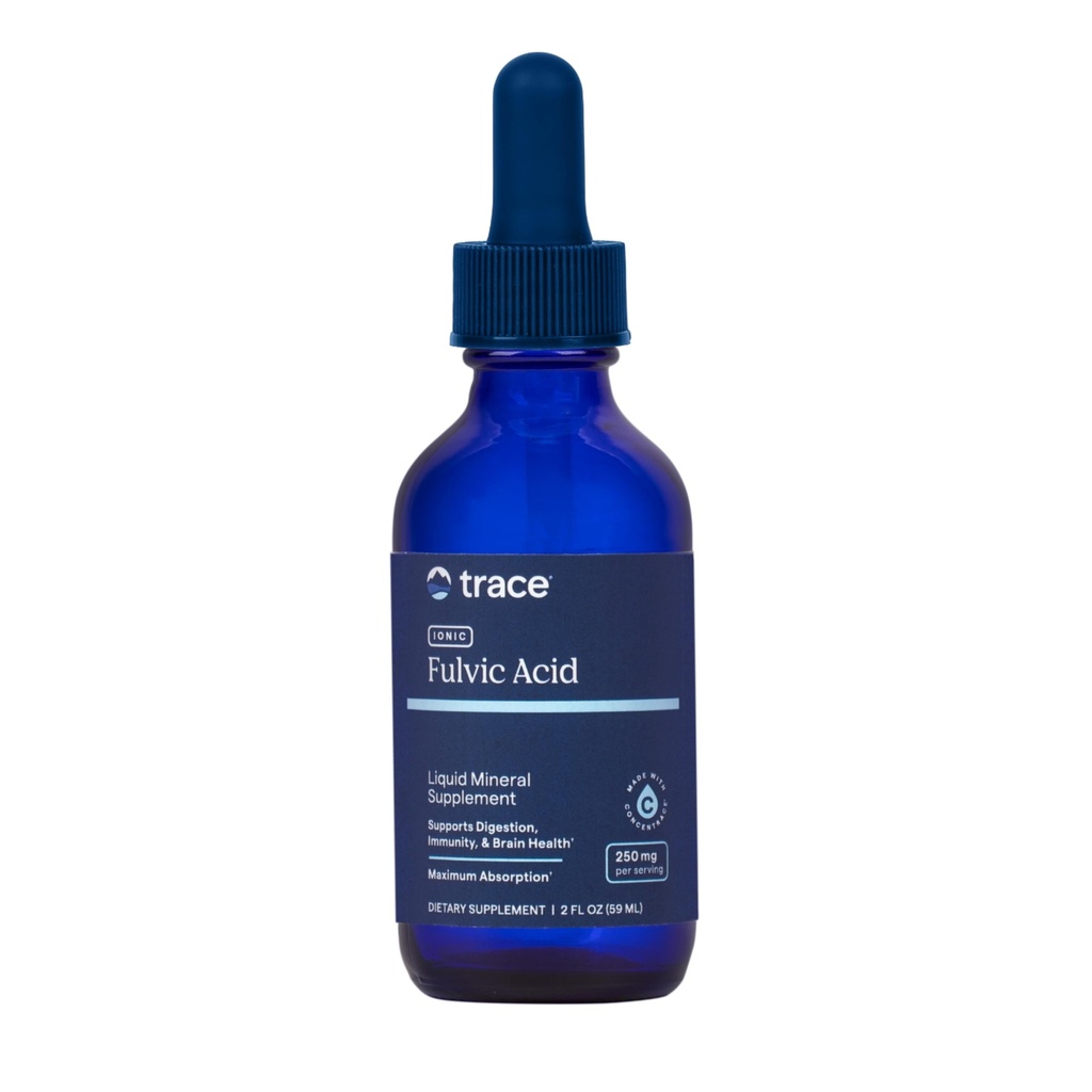Stopy Minerály Ionic Fulvic Acid 250mg - Essential Mineral Supplement to Support Hydration & Energy Production - AIDS Muscle Endurance - Liquid Supplement for Health Digestion - 2 fl oz (59 Servings)