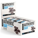Authentic Bar Cookie Crumble Protein Bars - Chutné stravovací náhrady Energy Bars w / 15g Syrovátkový proteinový izolát, přírodní cukr z čistého medu, Nadace pro zdravé arašídové máslo - 12 Pack