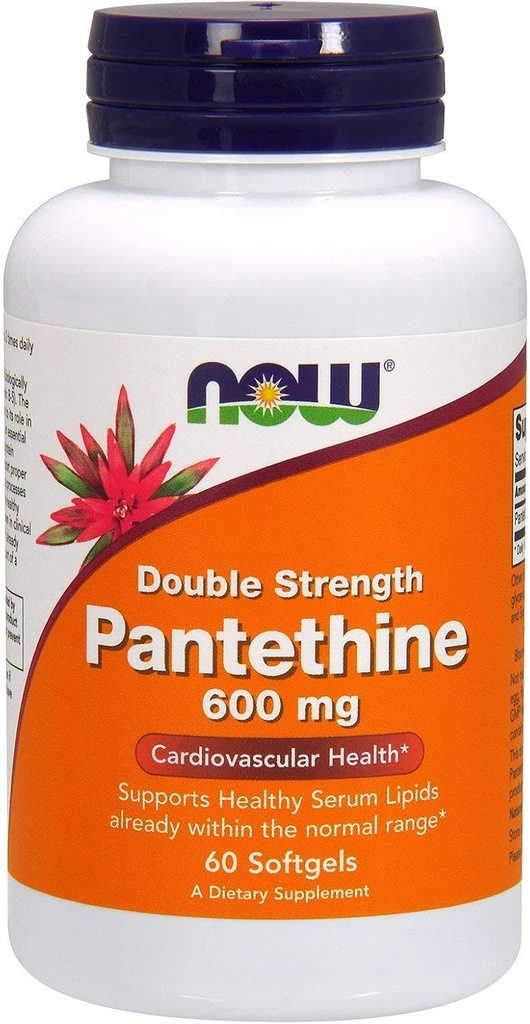 Pantethine, 600 mg, 60 SGELS od Now Foods (balení po 4)