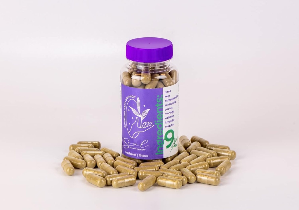 Beyouful Happy Balance Soul Dietní dodatek Váha Ztráta & Appetite potlačuje metabolismus Podpora spalování tuků. Supleto para supresion de apetito y bajar de peso, quema de grasta