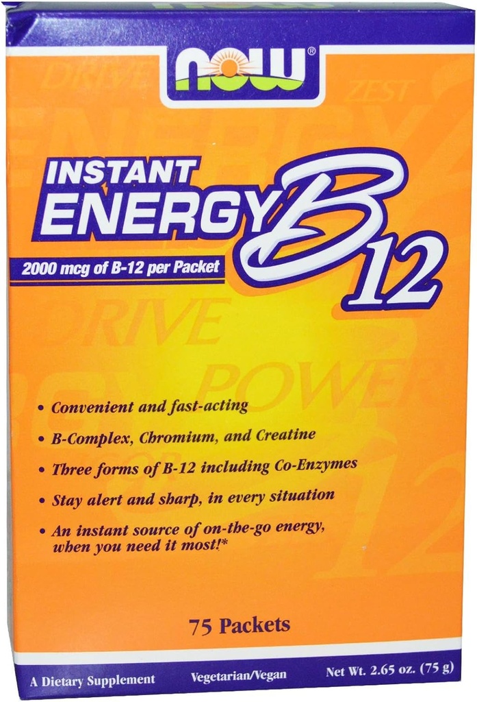 Nyní Foods - B-12 Instant Energy Packets 75 / Box