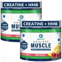 BioTrust Ageless Muscle Builder - Creatine HMB Powder with Vitamin D3 & Betaine - Build & Preserve Přirozeně snižující svalovou hmotu a sílu - Ovocný punč, 60 Služeb