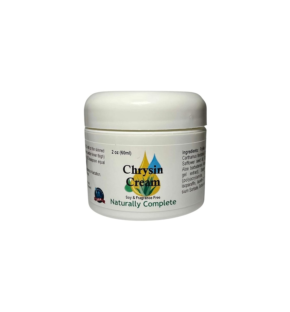 Chrysin Cream 124; Pro muže a ženy 2 oz. Jar