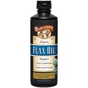 Barlean 's Organic Lignan Omega 3 Flaxseed Oil Liquid Supplement for Men and Women, Cold Press Flax Seeds, 7230mg ALA Fatty Acid, Vegan and Gluten Free, 16 oz