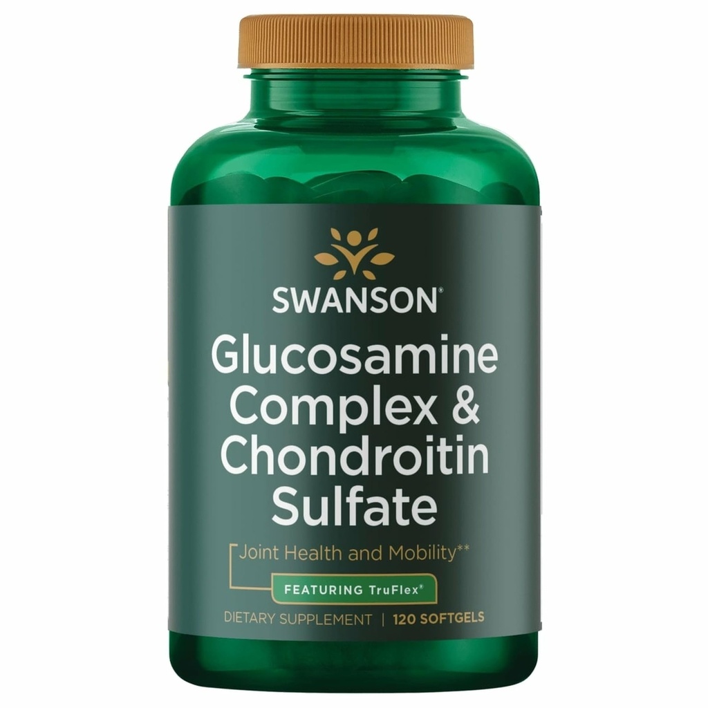 Swanson Glucosamine Complex & Chondroitin Sulfath 500 / 400 Milligramy 120 Sgels