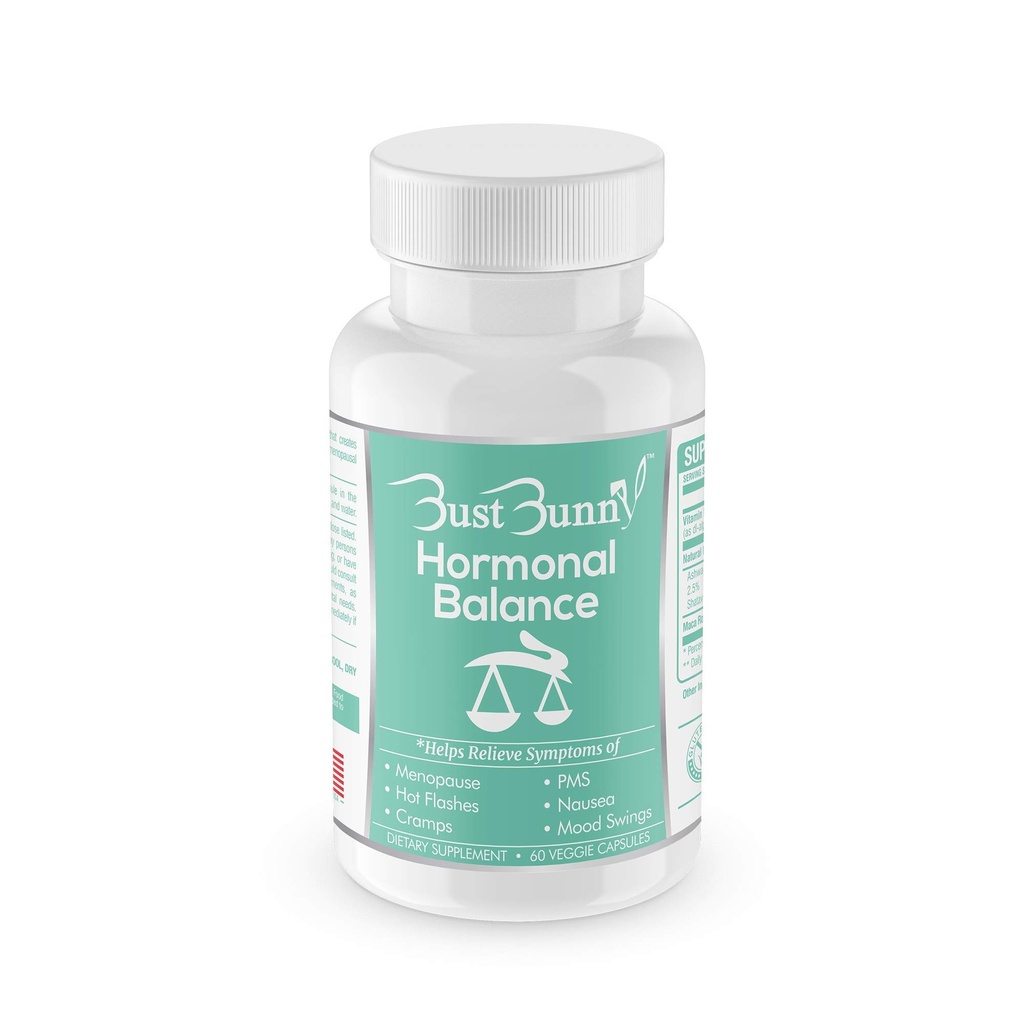 Hormonální rovnováha pro ženy 124; Menopauza a PMS Relief 124; Hot Flashes Menopause Relief 124; Vegan- Friendly