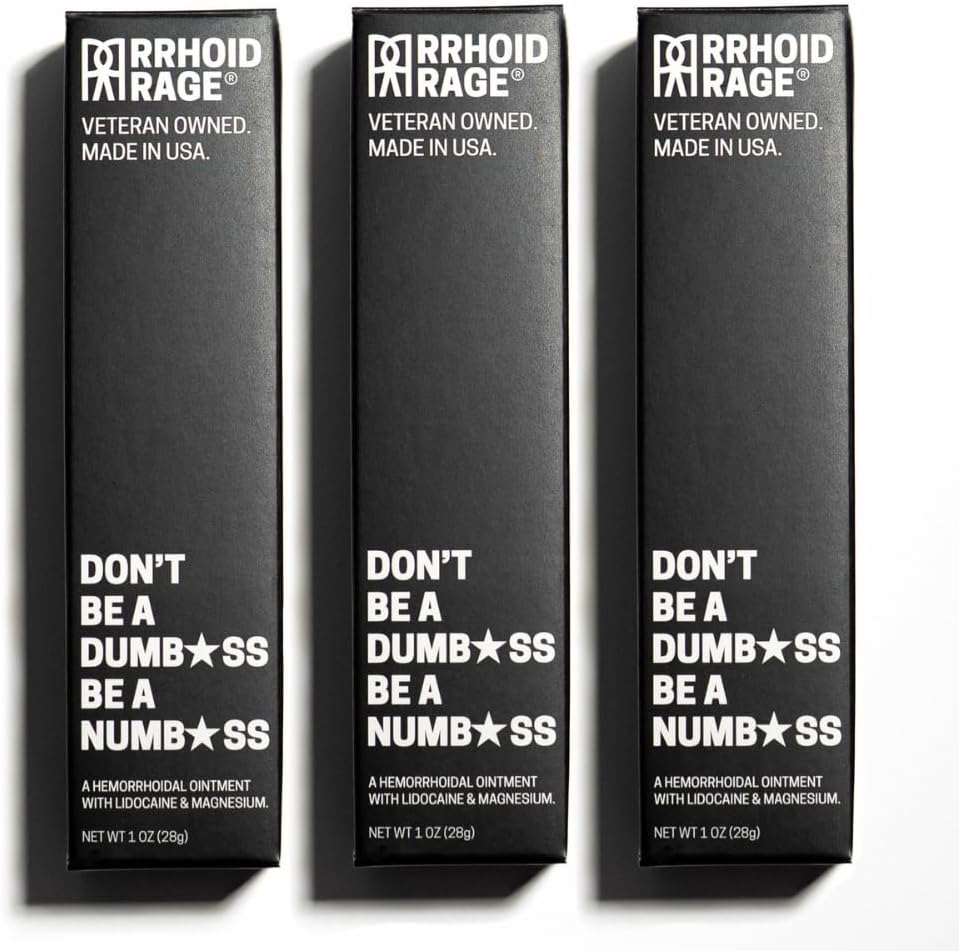 Mast - Fissure a Hemoroid Léčba s lidokainem, Aloe Extract, Magnesium sulfát, Balsam Fir, rychle působící hemoroidní krém pro svědění, otoky a maximální bolest Relief (3-Pack)