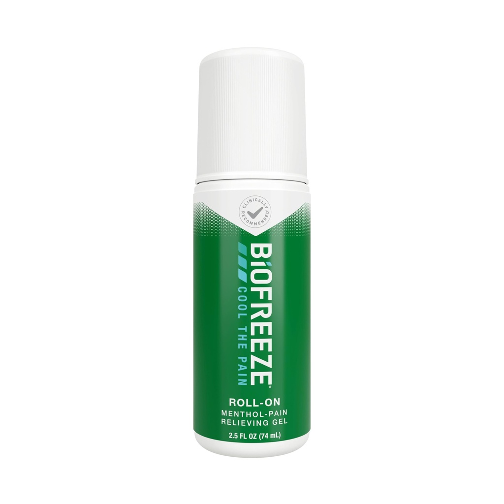 Biofreeze Roll on Pain Relief, Knee & Lower Back Relief, Artritida Pain Reliever, Sure Muscle Relief, Neck Pain Relief, Chlazení společné bolesti, FSA způsobilé, Menthol Gel 2.5 Fl Oz