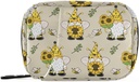 Gnome Bees Pill Box 7 Day Pill Pouzdro Pouzdro Pořadatel Bag se Zipper Přenosný Týdenní vitamin Medicine Dodatek Držák Pouch Bag