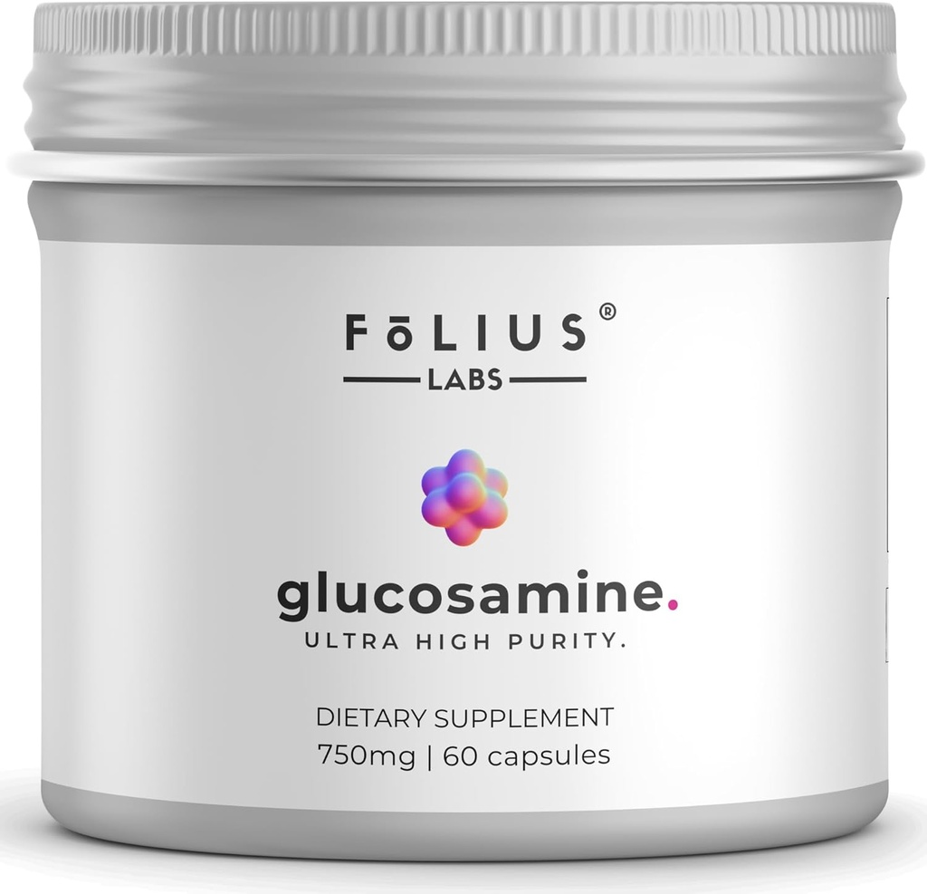 Glukosmin Sulfát Chlorid draselný 750mg pro zdravé klouby, kosti a chrupavky - dodatek společné podpory pro muže a ženy (60 kapslí)