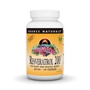 Zdroj Naturals Resveratrol 200 mg pro srdce a zdravé stárnutí - 120 Vegetariánských kapslí