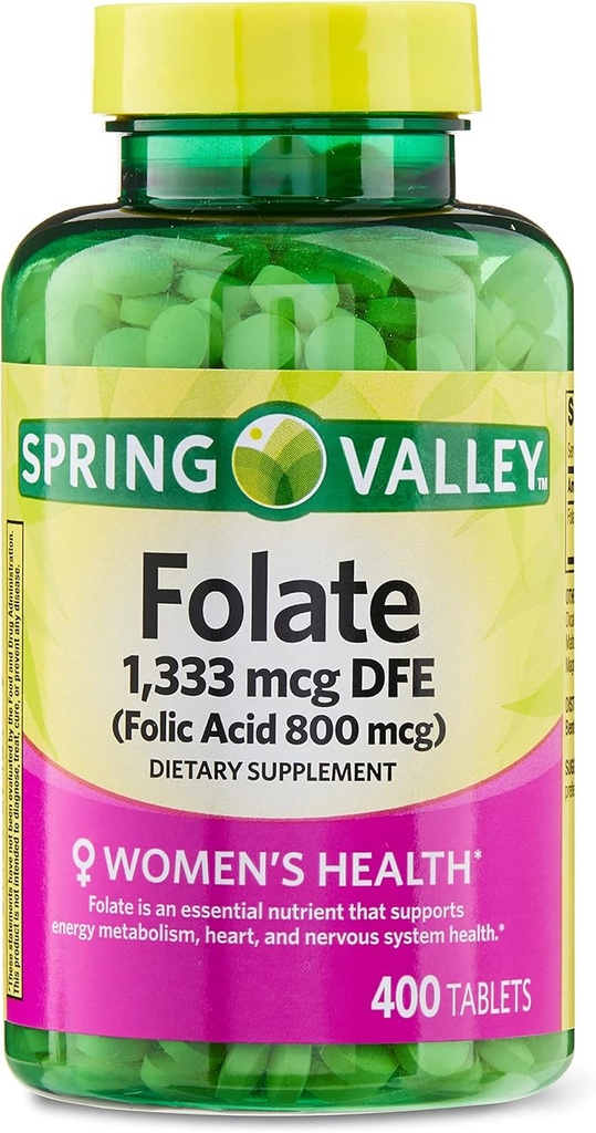 jogi Folate Dietní dodatek, 1,333 mcg, Lahev 400 Tablety 400 Počet