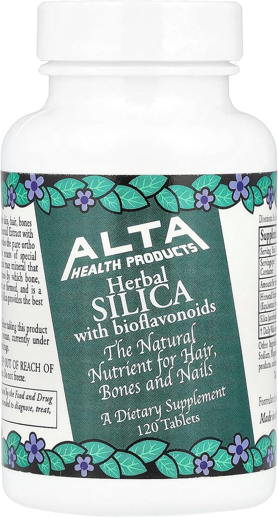 Alta Health Products - Křemík s bioflavonoidy, 500 mg, 120 tablet
