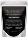 Guru aktivoval Charcoal Powder 4 oz. HARDWOOD - Potraviny stupeň Kosher Non- GMO - Bělení zubů, Maska obličeje a mýdlo. Podporuje přirozenou detoxikaci a pomáhá trávení