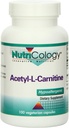Nutricology Acetyl- L- Carnitin 500mg Dodatek - Metabolismus a podpora energie, ALC, Bezplatná forma aminokyseliny, Vegetariánské kapsle - 100 Počet