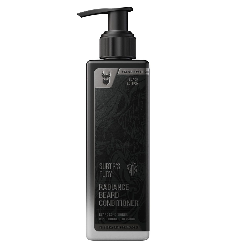 The Beard Boj - Marksman 's Beard Conditioner - Surtr' s Fury, Platinum Collection - Nourish, Softens, & Posilens Beard - Radiance Beard Conditioner for Men (8 Fl oz)