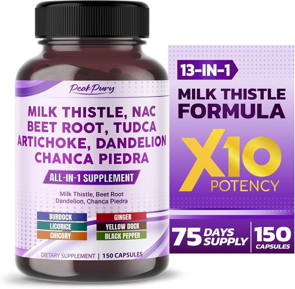 Mléko Thistle NAC Beet Root Artichode Dandelion - Made in USA