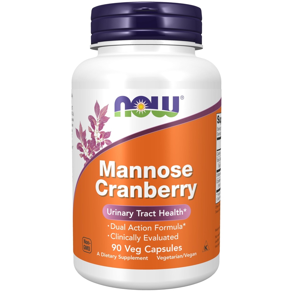 Nyní Potraviny doplňky, Mannose Cranberry, Dual Action Formule *, Klinicky hodnocené, Močové Tract Health *, 90 Veg Kapsle