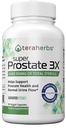 terabyliny Super Prostate 3X - Kontrola močového měchýře, a podpora pro zvětšení prostaty a časté močení - Prostatové doplňky pro muže - 90 Kapsle