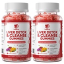 2 Pack Lukaree Játra čisticí detox & opravy gummie 124; Sugar- Free Milk Thistle dodatek w / Artichok & L-Glutathione - Ultra- Koncentrované Bylinné Játra podpora pro muže & ženy-Vegan, 60 Počet