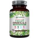 Vegan Omega 3 - Karagenan zdarma rostlin na bázi Algal DHA / EPA - 60 Veggie Softgels - Podporuje mozek, srdce a prenatální zdraví - Essential mastné kyseliny doplňky