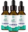 LIVORKA Cortexi Oral Drops to Drink - Formule pro zdraví sluchu, Podpora sluchu - Balení 3 lahví (90 denní dodávka)