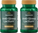 Swanson Dámské antistresové vzorce (Lactium) - Pomáhá proti stresu, podporuje relaxaci a spánkovou podporu - (60 kapslí, 167mg) 1 balení (2 balení)