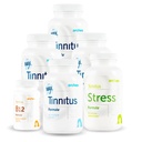 Arches Tinnitus Combo Pack - Nyní s Ginkgo Max 26 / 7 - Přírodní Tinnitus léčba pro úlevu od vyzvánění uší - 6 lahví - 90 denní dodávka