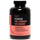LEGION Forge Fasted Fat Burner - Thermogenic Fat Burner, Target Stomach Fat a Trim Belly Fat s Yohimbe, HMB dodatek, Cholin. All Natural, 45 Služeb...., 180 Počet (balení po 1)