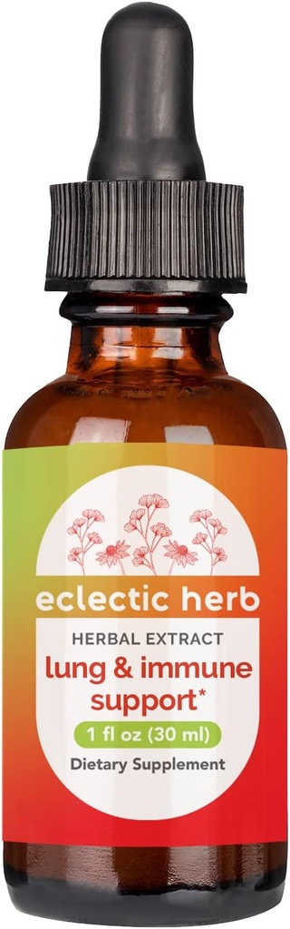 Eklectic Institute Non- GMO, Gluten Free Lung & Imunitary Support Extract CLAS124; 2 fl oz (60 ml)