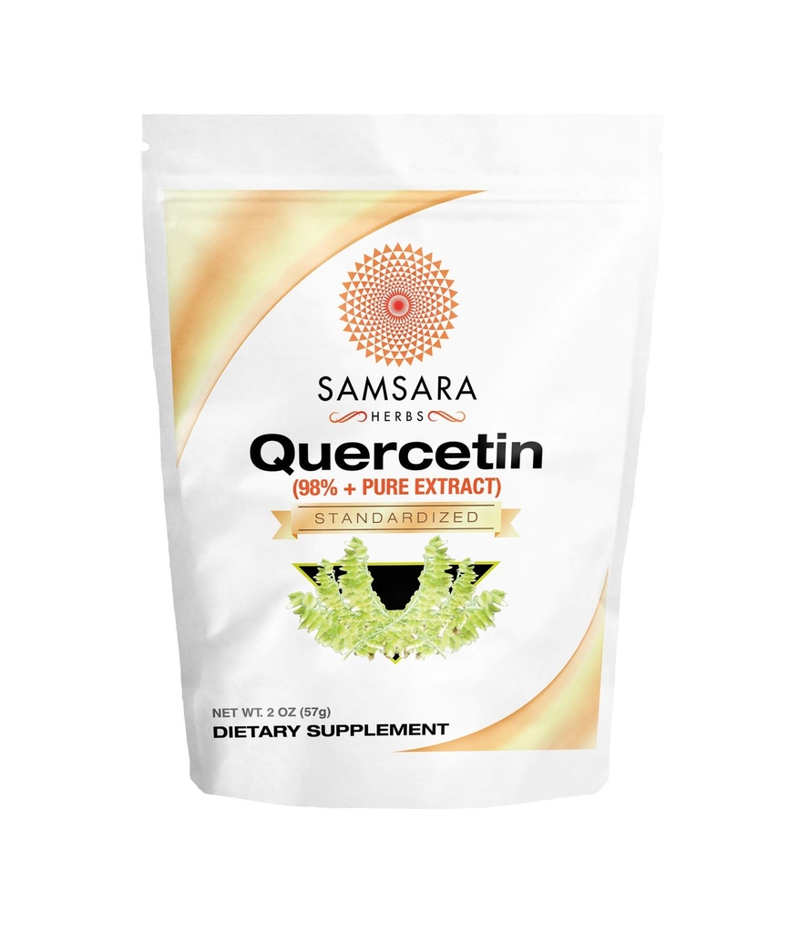 Samsara Herbs Quercetin 98% + čistý extrakt prášek (2oz / 57g) - rovnající se 114 x 500mg tobolky