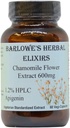 Barlowe 's Bylinné Elixirs Hemomile Flower Extract 124; Německý heřmánkový dodatek 124; Matricaria Chamomilla current 124; 1.2% Apigenin current 124; 600mg na kapslí 124; 60 Vegi capsle current 124; Stearate Free Currency 124; Skleněná láhev