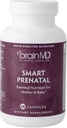 Dr. Amen BrainMD Smart Prenatal - 120 Kapsle - Multivitamin pro mámu a dítě, Podporuje zdravé těhotenství a růst a rozvoj u dětí - Bezlepkové - 30 Služení