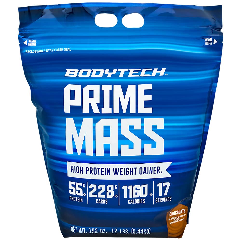 BODYTECH Prime Mass- Čokoláda (12 liber. / 17 Služeb)
