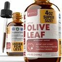 Rejuvica Health Active Olive Leaf 4oz XL Super Size Tinkture - Advanced Olive Leaf Liquid Extract - Přirozeně okurkující oleuropein - Imunity & Heart Support Drops