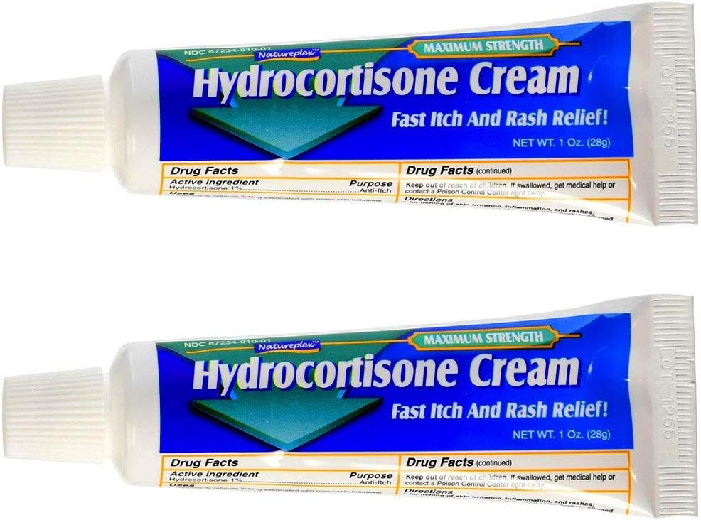 Natureplex Hydrokortison 1% Cream, 1 Oz (Balení po 2)