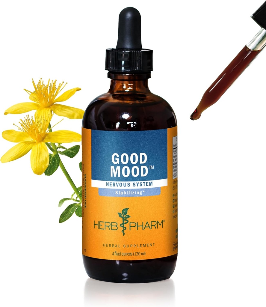 Herb Pharm Dobrý nádech tekutá bylina Formule s třezalkou pro zdravou emocionální rovnováhu - 4 Ounce