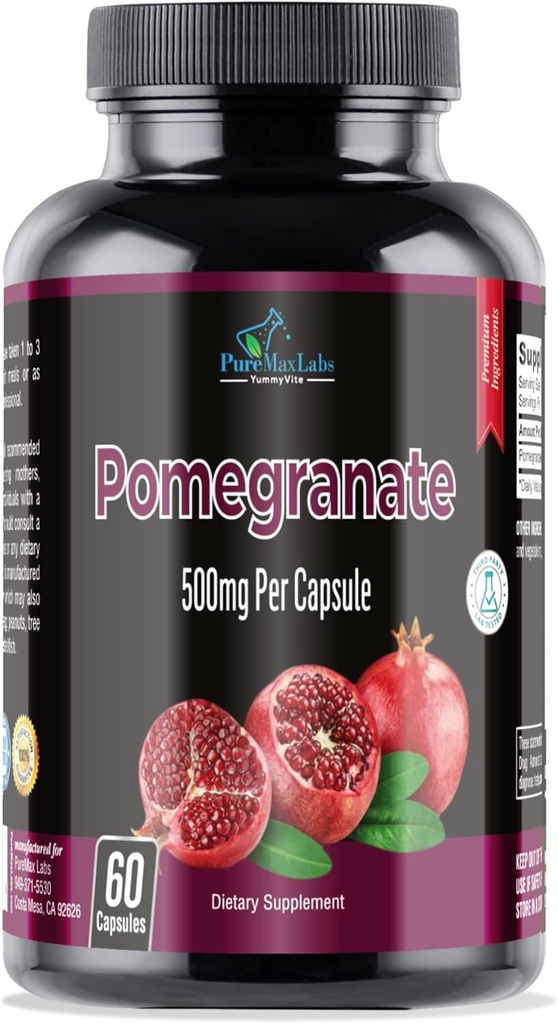 Granátová kapsle - 500 mg, antioxidační superfood - 60 tobolek