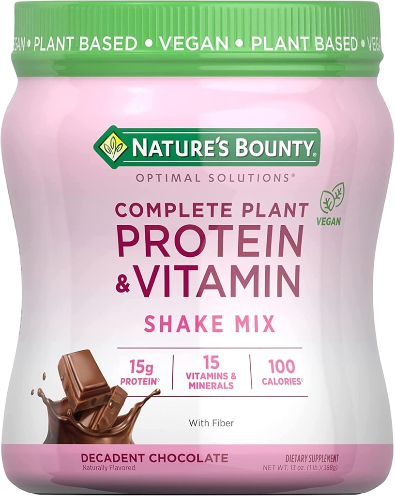 NB OS Příroda Bounty Kompletní rostlinný protein & Vitamin Shake Mix, 12 Služeb