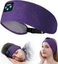 Voerou Sleep Sluchátka Bluetooth Čelenka - Nastavitelné bezdrátové sportovní spánkové sluchátka s vylepšenou baterií, Tech dárky pro muže ženy Spící Office Nap, Cestování, Jóga, Cvičení, Meditace