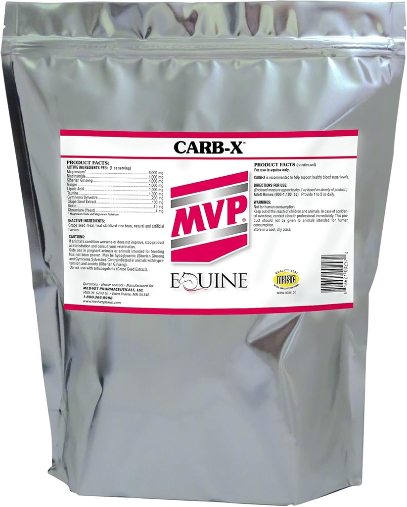 Med- Vet Pharmaceuticals Carb- X (10lb) Podpora metabolismu glukózy...