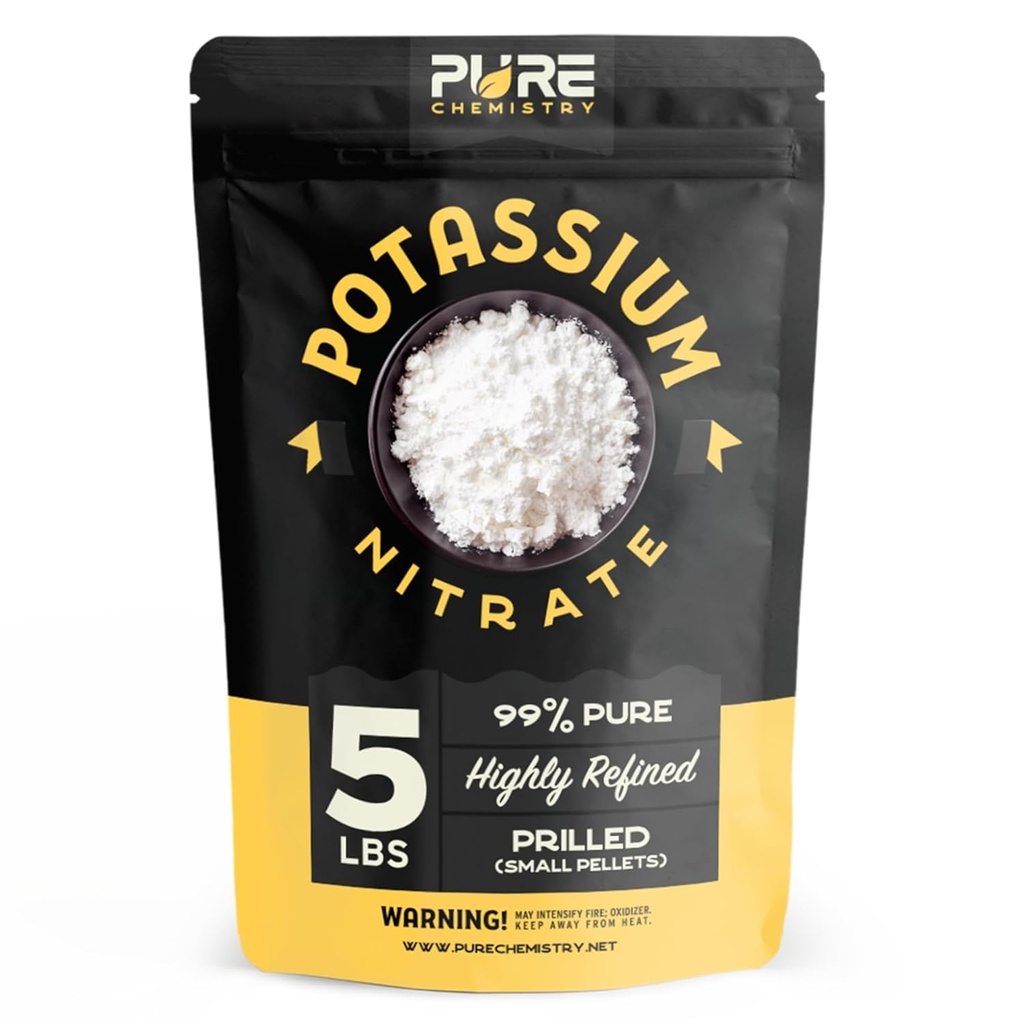 Dusičnan draselný pelety, 99% čisté, Tree Stump Remover, Hnojivo pro rostliny, Tráva, Vnitřní a venkovní, Péče o trávník, Industrial- Class, Prilled, 5 liber