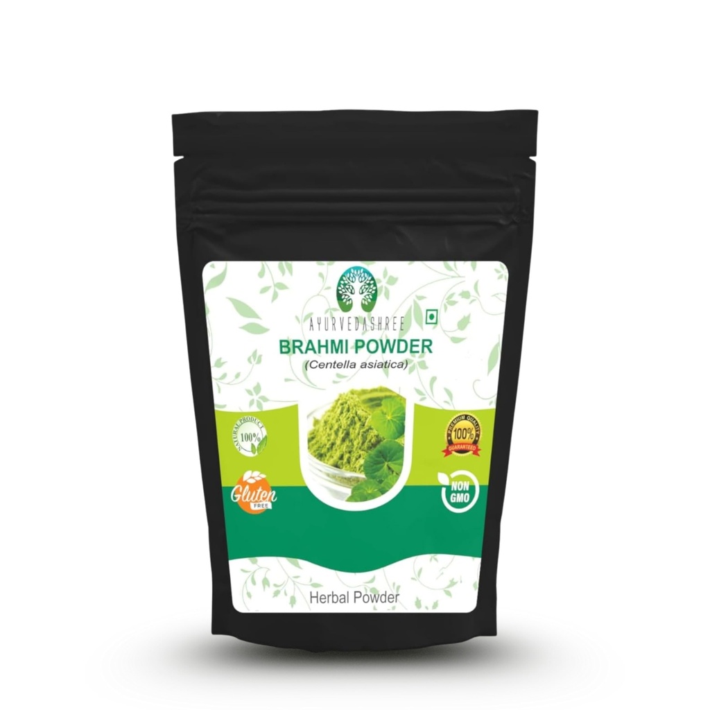 Centella asiatica Powder 50 Gm I Známý jako Gotu Kola, brahmi I Mandupakarni Powder I Non GMO I Gluten Free I Vegan