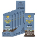 EatToHeal Blueberry Real Food Bar - Organic Protein Bars, Vegan Food, Zdravé gluten Free Protein Food - Nízký cukr Protein Bary, Non GMO, Nikdy pečený, Plant based Organic Snacks - Vyrobeno k užitku