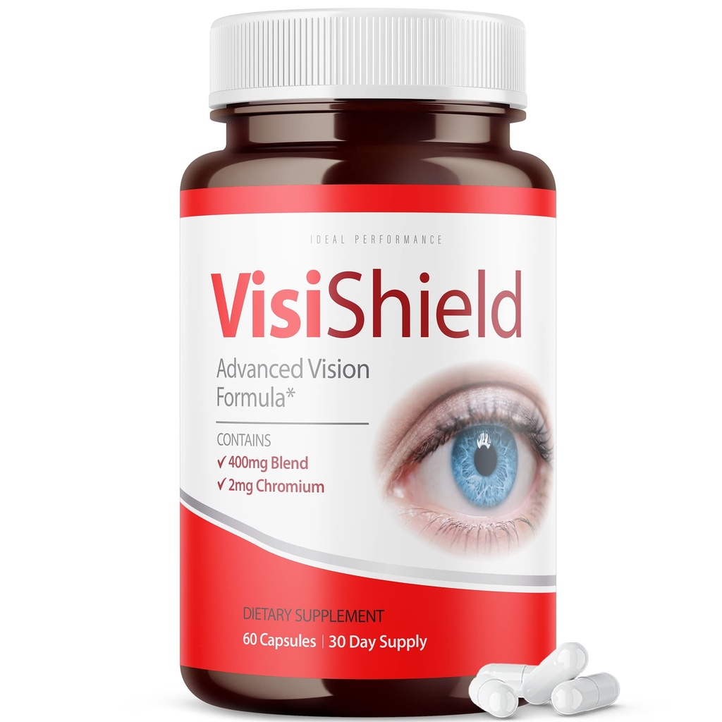 IDEAL VÝKONNOST Visishield Advanced Vision Formule pro oční doplňky pilulky Vitamíny (60 Kapsle)