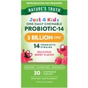 Přírodní pravda Probiotika pro děti 124; 30 Žvýkací tablety 124; 3 miliardy CFU 124; Berry Flavor 124; Vegetariánské, Non- GMO & Gluten zdarma dodatek