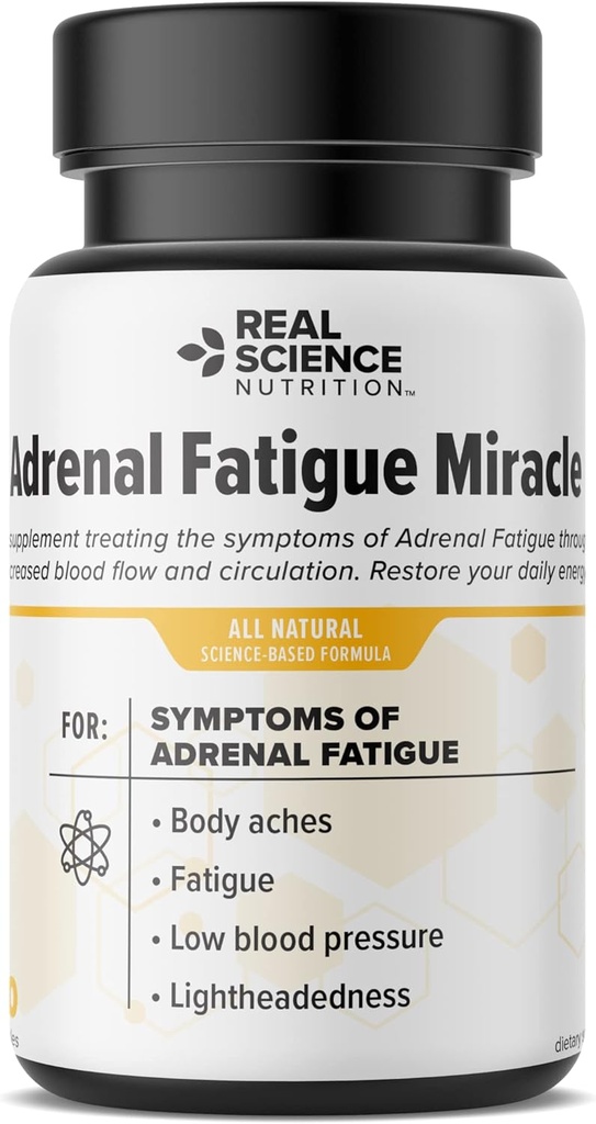 Nabízí Adrenal Únava Zázrak - Nutriční dodatek přizpůsobený na podporu zdravé nadledvin Gland funkce, může pomoci zmírnit únavu, Stres, a zlepšit energetické úrovně