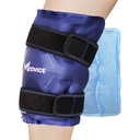 Medvice Ice Pack se studeným stlačením pro bolest kolena, otok, kolenní náhradní chirurgie, artritida, a zranění zotavení, nastavitelné pásky, opakovaně použitelný gel Ice Wrap pro Meniscus Tear a ACL Blue
